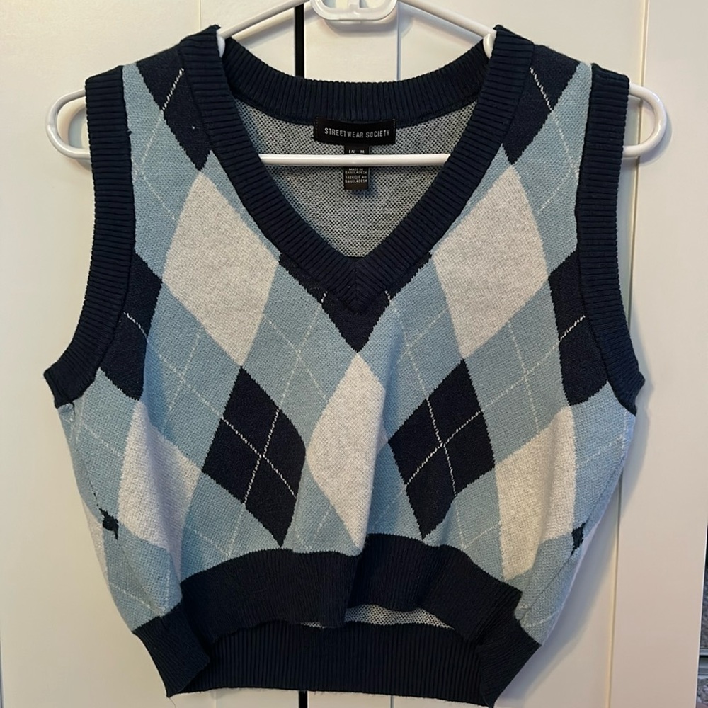 Plaid Sweater Vest
